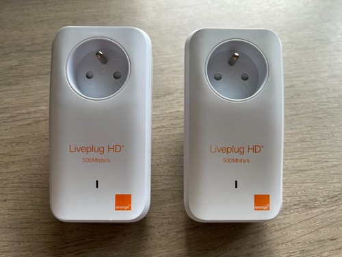 Deux cpl orange liveplug - orange,
