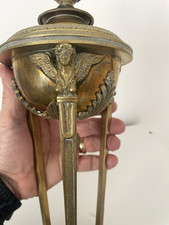 Lampe à pétrole  bronze