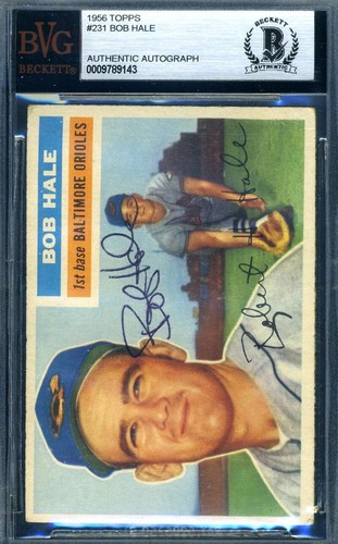 Bob hale beckett - bas, signed