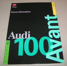 Dossier De Presse - Audi 100