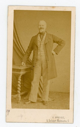 Photo cdv homme jovial - homme,