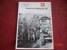 ANCIENNE   BROCHURE    PUBLICITAIRE    ENSILEUSE    CLAAS  MAISPRINZ  69