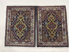 2 X Tapis Oriental Noué à la