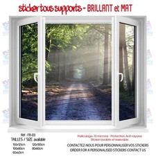 STICKER TROMPE L'OEIL FENETRE