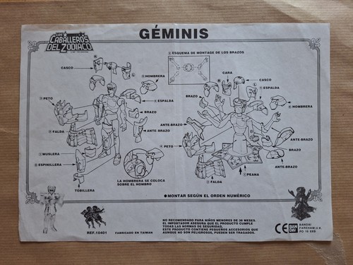 Chevalier zodiaque geminis - chevalier,