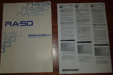 RA50 ROLAND RealTime Arranger Mode d'emploi