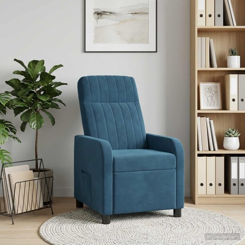 Fauteuil inclinable velours - inclinable,