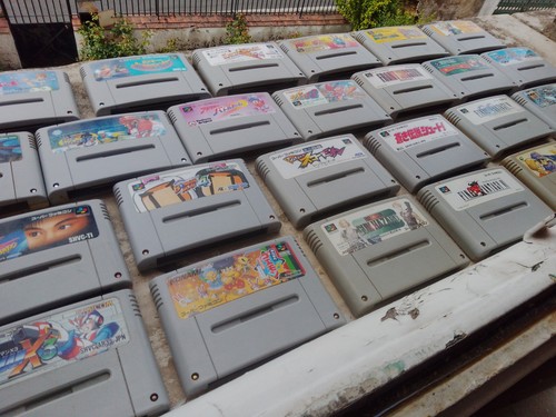 Lot jeux super famicom - super,
