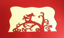 Carte de voeux pop up 3D fait