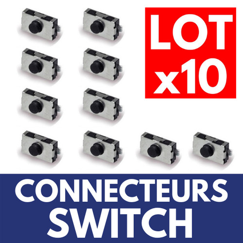 Switch bouton poussoir à - 10,