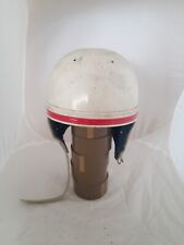 ??Ancien casque bol moto en alu et cuir made in France (Style VESPA) Année 50
