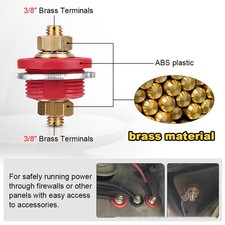 (positif)) Borne De Cavalier De Batterie Pour Voiture Camping-car
