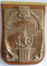 1960- IIIème REGION MARITIME TOULON MEDITERRANEE-TAPE de BOUCHE-Marine Nationale