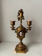 ancien bougeoir double en