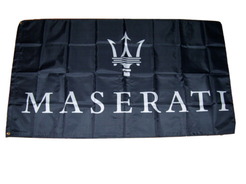 Maserati flag banner - maserati,