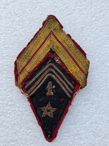 Insigne grade tissu - tissu, sergent