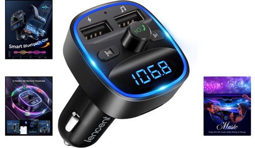 Lencent t25 transmetteur fm - :,