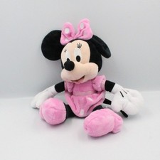 Peluche Minnie robe rose à