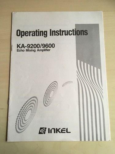 Inkel ka9200 ka9600 - ka9200,