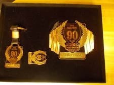 Harley-Davidson collectible belt buckle 98467-93V 90th Anniversary Set