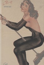 "SORCIÈRE SUR BALAI" Affiche