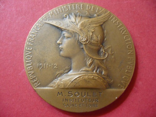 Medaille instruction - ,
