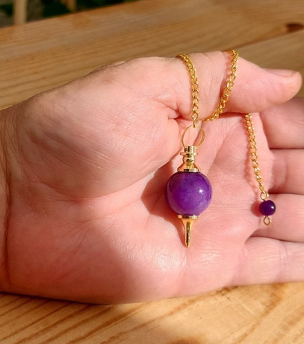 Pendule amethyste bostwana - pendule,