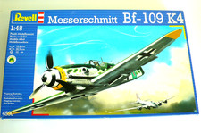 KIT REVELL  1/48è   MESSERSCHMITT Bf-109 K4   COMPLÈTE  TBÉ  35x21 cm   1991