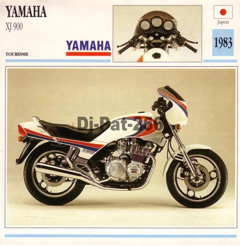 Fiche moto yamaha xj 900 - yamaha,