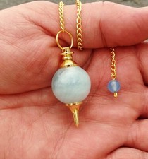 * PENDULE   AIGUE MARINE  RADIESTHESIE ESOTERISME