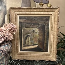 Huile Sur Panneau Ancienne