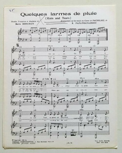 Partition sheet music - ,