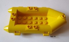 Lego 30086c01 Boat Inflatable Yellow Bateau City 6429 7207 60068 6479 MOC B14