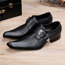 Homme Chaussure en Cuir,Causal Punk Chaussure,Buckle