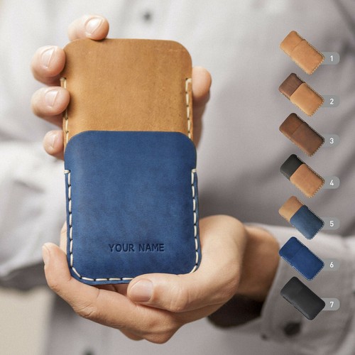 étui cuir personnalisé - cuir,