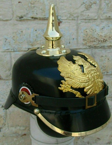 Casque cuir prussien - casque,