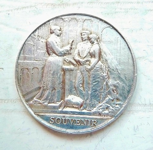Medaille mariage argent - medaille,