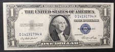 Rare USA Etats Unis d'Amérique Billet de 1 Dollar série 1935 E Sceau bleu Pr-...
