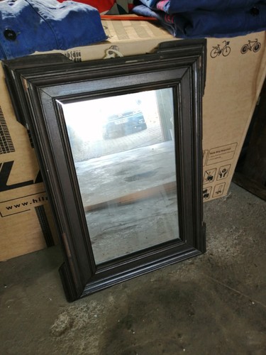 Ancien miroir mural - bois,