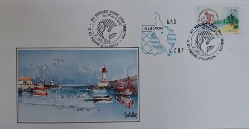 Enveloppe ile oleron 1992 - d,