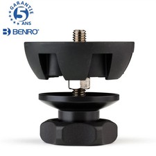 BENRO BL75S Adaptateur court Demi Bol pour Trépied vidéo toute marque avec Bol