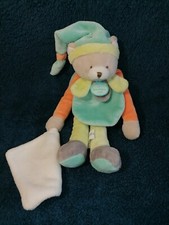 Doudou mouchoir ours - ours, chat