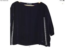 Superbe haut blouse velours mauve Zadig & Voltaire modele tatia S tbe