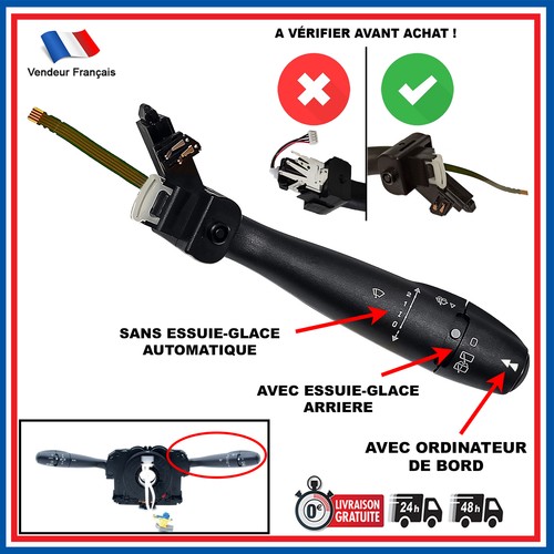 Commande essuie glace - commande, d'essuie
