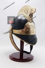 Ancien casque de pompier réplique de pompier en laiton NSW cadeau Halloween p...