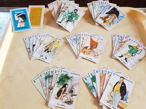 ancien jeu de carte 7 familles