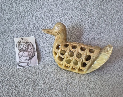 Statue canard sculpté dans - , la