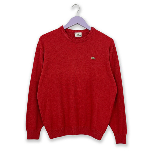 Pull lacoste rouge - rouge, rond
