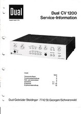 Manuel De Service Pour Dual CV