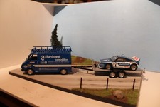 ENSEMBLE RALLYE CITROEN C35 + LANCIA 037 + REMORQUE CHARDONNET COMPETITION 1/43